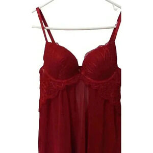 Beautiful Red Nightwear By Daisy Fuentes
